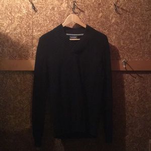 Express Men’s Black Shawlneck Sweater